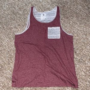 Maroon tank top